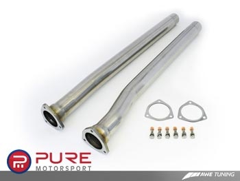 AWE Tuning TT RS Cat Delete Pipes
